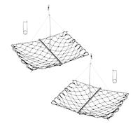 Oxxggkao High Efficiency Folding Crabs Crabbing Net Castable Crabbing for Adapting to Different Fishing Environment Square Castable Crabs Fish