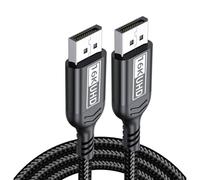 Oxxggkao High-Speed DP16K Cable 16K 8K @ 60Hz 4K240Hz Tear-Resistant Multi-Device Double Channel Professional Cable Channel Connection Widely Woven Conduit Wire