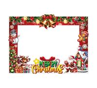 Oxxggkao Holiday Themed Photo Booth Backdrops Frame For Christmas Celebration Family Reunions And Corporate Event Christmas Paper Decorations