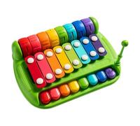 Oxxggkao Infant Music Toy 8 Note Rhythm Instrument for Perceptual Training Thin Transportable Plan with Safe ABS Building Infant Musical Instrument