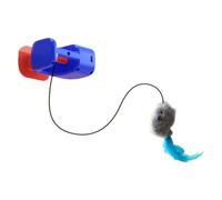 Oxxggkao Intelligent Hanging Pet Toy Interactively Teaser with 2 Simulation Mode Perfect for Multiple Puss Households Automatic Puss Teaser