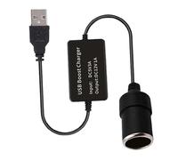Oxxggkao Intelligent Step Up Cable Transforms 5V to 12V Output Long 150CM for Home Electronics Multiple Ports Selection Travel Power Adapter Cable