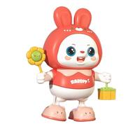 Oxxggkao Interactive Educational Electric Dancing Rabbits Toy with 48 Songs Music Light for Baby Development Auditory Stimulation Toddler Educational Toy