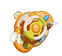 Oxxggkao Interactive Kids Toy With Realistic Sound Effects Lights Educational Pretend Play Driving Simulators Gift Interactive Car Dashboards Toy