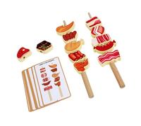 Oxxggkao Interactively Threading Beads Toy Wooden Beads Educational Skill Practice for Toddler Learning Through Playing Early Childhood Development