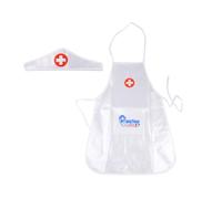 Oxxggkao Kids Nurse Doctor Dressing Up Costume Kits Including Adjustable Apron Hat For Imaginative Play Doctor Nurse Costume For Kids