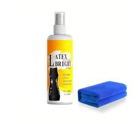 Oxxggkao Latex Shines Sprays 100ml & Towel Set | High Gloss Formulas | Waterproofs, Scratch-Resistant, Skin-Safe High Gloss Latex Apparel Sprays Waterproof