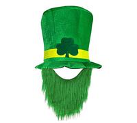 Oxxggkao Leprechaun Caps Holiday St. Patricks Day Party Decor Festive Stage-Performence Patrick Hat Headdress Party Leprechaun Hat And Beard