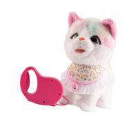 Oxxggkao Life Like Electric Plush Robot Animal Doll Interactive Touch Sensors Stuffed Animals with Realistic Bark for Toddler Gift Rechargeable Plush Toy