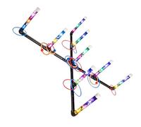 Oxxggkao LightUp Rings and Toss Set for Backyard Parties Team Building Adults LED Light Up Throwing Game