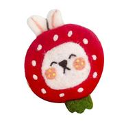 Oxxggkao Lovely Animal Themed Felt Coasters Handcrafted Wool Absorbent Fronts Nonslip Base For Coffee Mugs Cups User Friendly Nonslip Pad