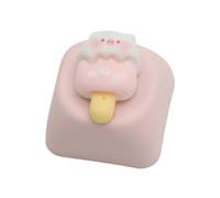 Oxxggkao Lovely Piggy Resin Keycaps for Mechanical Keyboards Durability with Animal Pattern Comfortable Typing Piggy Keycaps Easy Installation