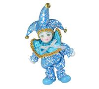 Oxxggkao Lovely Triangel Porcelain Doll Ornament For Couples Friend Or Home Enthusiasts Italian Love Tokens Dolls Unique Clown Figurine Gift