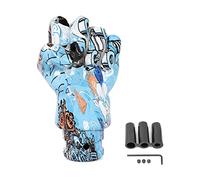 Oxxggkao Manual Car Hand Shaped Resin Graffiti Gear Shift Knob Mixed Pattern Stick Head Shifter Lever Handle Speed Automatic-Marvel Light Up for Men Women Protector Truck Left Reverse with