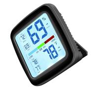 Oxxggkao Many Function Digital Hygrometer Thermoclinometer with Clock and Wetness Temperature Trend Observing Instantaneous Room Climate Observer