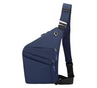 Oxxggkao Men's Chest Bag With Advanced Security Designs And Comfortable Strap Shoulder Crossbody Purse For Everyday Use Lightweight Security Bag