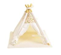 Oxxggkao Miniature Camping Tent with Rural Flower Pattern 1/12 Doll House Decoration Scene Setting Props Doll Accessories Doll House Accessories