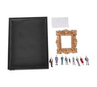 Oxxggkao Miniature Museums Type Photo Box Family Memory Display Case Photo Frame Box with Light （ Optional） Small Gallery Copy Set