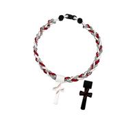 Oxxggkao Minimalists Crosses Charm Rope Necklace Versatile Layer Jewelry Him and Her Baseball Crosses Necklace