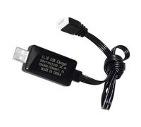Oxxggkao Model Battery USB Charging Cable for 11.1V 4-Pin Battery Pack, 55 Cm PVC Power Cord for Routine Charging, Portable Use, and Spare Storage