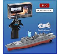 Oxxggkao Model Warship Speed Boat Toy Remote Control Warship 2.4GHz Flexible Ship Toy For Lake Pool Kids Electronic Gift Warships Boat For Adults Kids