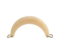 Oxxggkao Modern Bag Handle Replacement Nonslip Curved Grip Practical Resin Construction with Buckle Mechanism Resin Purse Handle Upgrades