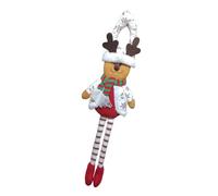 Oxxggkao Multipurpose Christmas Doll Ornament - Hanging Decoration for Tree, Door Handle, Bookshelf & Curtains - Festive Indoor Decor Polyester Christmas Hanging Ornament