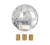Oxxggkao Multipurpose Glass Transmission Handle Replacement Crystal Ball Shape Gear Shifter Knob Ideal for Car Enthusiasts Car Shifter Knob Accessories