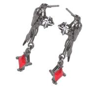 Oxxggkao Mystical Crow Earring Cuff for Upper Ear Not Hole Needed Durables Metal Gothic Jewelry for Daily Wear Elegant Crow Ear Chain Women