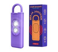 Oxxggkao Not Need Battery Alerts Tool With Loud 130 Decibel Alarm LED Lights For Women Selves Defense Keychain Alarms For Women