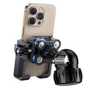 Oxxggkao Not Theft Aluminum Motorcycle Phone Stand with Silicone Protect Shockproof Mounts for 4.7 to 7.2 Inch Devices Clamp