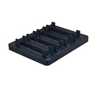 Oxxggkao Open Air Miners with 4 Card Slots for 2.8inch Brackets Heat Dissipation Mining Drill Frame