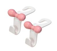 Oxxggkao Pack of 2 Bowknot Decorative Hanger Hook for Back Strong 20kg Bearing Simple Mount for Rear Storage Accessories Interior Car Hook