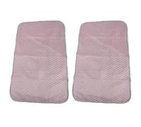 Oxxggkao Pack of 2 Cooling Pillowcase Ice Silk Fabric Machine Washable Design Soft Pillow Cover 48x74cm Multiple Color Size Breathable Pillowcase