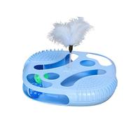 Oxxggkao Participatory Plaything Featuring Puzzle & Spring Attachments for Intellectual Growth, Alone Fun, Strong Polystyrene Colorful Puss Toy
