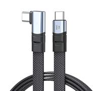Oxxggkao PD240W Fast Charging Line USB C To Type Cable Quick Charging Right Angled Wire 90 Degree Data To