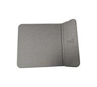 Oxxggkao Pliable Radio Charging Desk Pad 15W Fast Device Direct Current Life Allowed Phones Smart LED Measure Permanent Waterproof Face PU Leather for Use Device Mousepad