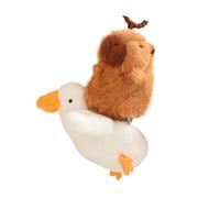 Oxxggkao Popular Capybaras Plush Toy Keychain Great Comfort Dolls Pendant Dolls for Children and Adult Fun Birthday Gift Car Pendant