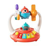 Oxxggkao Portable Kids Music Toy Designed Prehistoric Animal Fun Sounds and Easy to Carry Construction Toddler Educational Gift
