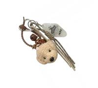 Oxxggkao Practical Bag Pendant Cartoon Bear Dog Keychain Plush For Keys And Bags Soft And Practical Designs Charm Cute Bear Dog Charm