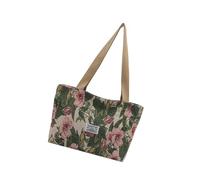 Oxxggkao Practical Oversized Bag with Cultural Motifs Work Friendly Design Multiple Interior Pockets Comfortable Handle Organizational Work Bag