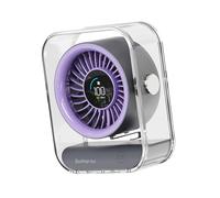 Oxxggkao Practical Small Cooling Fan Digital Display with 100 Adjustable Speed Suitable for Indoor Desk and Wall Mounting Quiet Digital Display