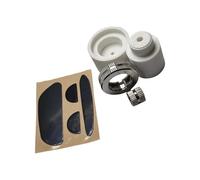 Oxxggkao Precisions Silver Scrolls Wheel And Skates Pad Set For MX 1S/2S Mice Enhances Gaming Control Feet Pad