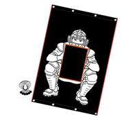 Oxxggkao Professional Baseball Practice Backstop Net with Targets Design Hitting Cage Liner Perfect for Pitching Drill Backstop Screen