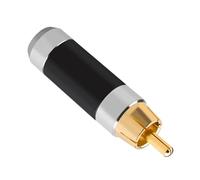 Oxxggkao Professional Copper Plug Solder Sound Video Cable Adapter Connector Great for Loudspeaker Transmission Accessories Sound Outlet