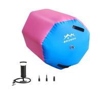 Oxxggkao Professional Inflatable Gymnastics Mat for Handsprings Stretching and Flexibility Featuring Portable Design and Various Sizes Stretching Air Cylinder