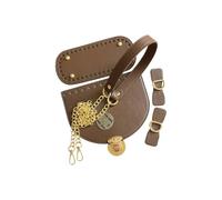 Oxxggkao PU Leather Bag Set Including Top Zipper, Flap Cover, and Shoulder Strap for Handbags Leather Purse Handles for Bag Making