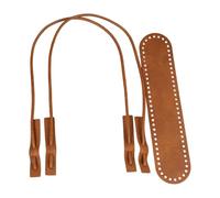 Oxxggkao PU Leather Handbag Handle Shoulder Bag Handle Strap Replacement For Crochet Bags Purse Accessories Sew On Strap