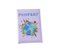 Oxxggkao PU Leather Passports Covers Color Print Global Passports Holder Covers Card Travel Accessories For Adult Passport Cover Pu Leather Passport Cover Credit Card Case Women Man