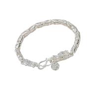 Oxxggkao Punk Styles Dragon Charm Wristband Hip Hop Adjustable Ethnic Handchain Accessory For Fashion Enthusiasts Motorcycle Riders Accessory